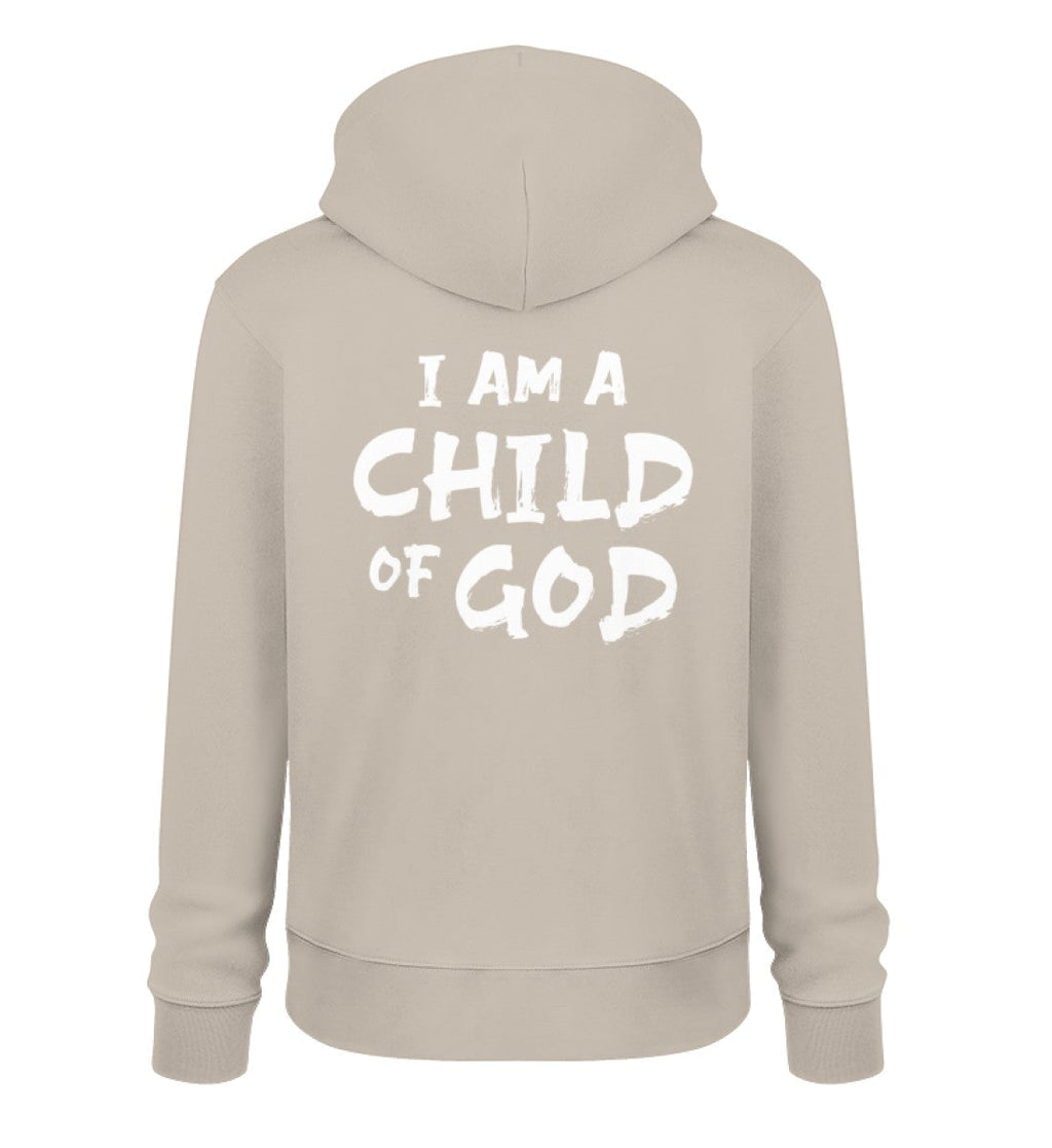 CHILD OF GOD BACKPRINT - Unisex Organic Hoodie 2.0 ST/ST Cruiser Hoodie 2.0 ST/ST Shirtee Desert Dust XS 