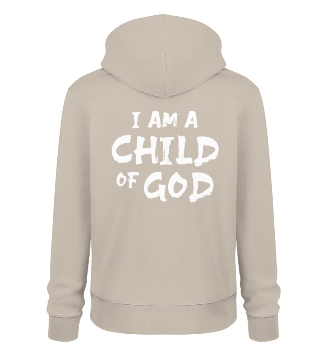 CHILD OF GOD BACKPRINT - Unisex Organic Hoodie 2.0 ST/ST Cruiser Hoodie 2.0 ST/ST Shirtee Desert Dust XS 
