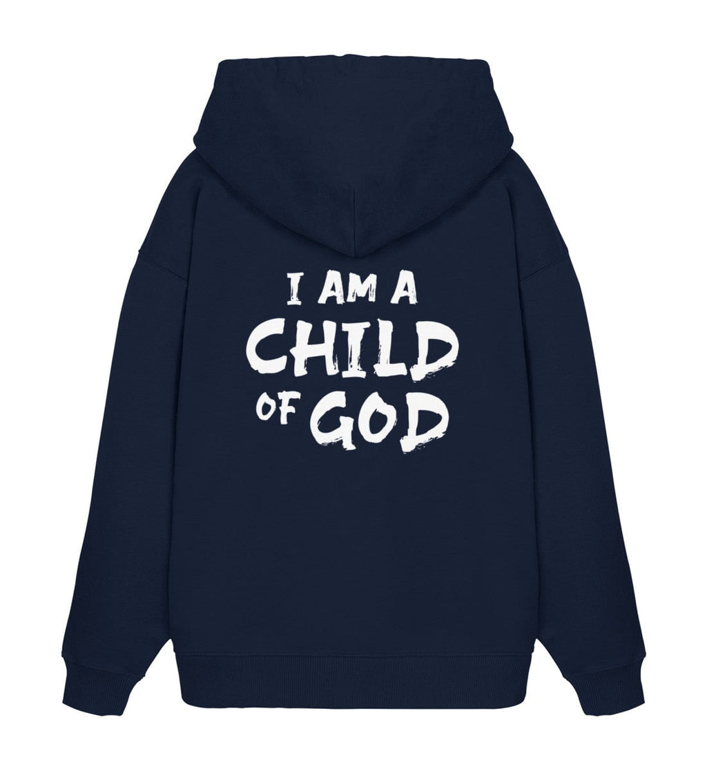 CHILD OF GOD OVERSIZED HOODIE BACKPRINT Slammer Oversize Hoodie 2.0 ST/ST Shirtee Dunkelblau XS 