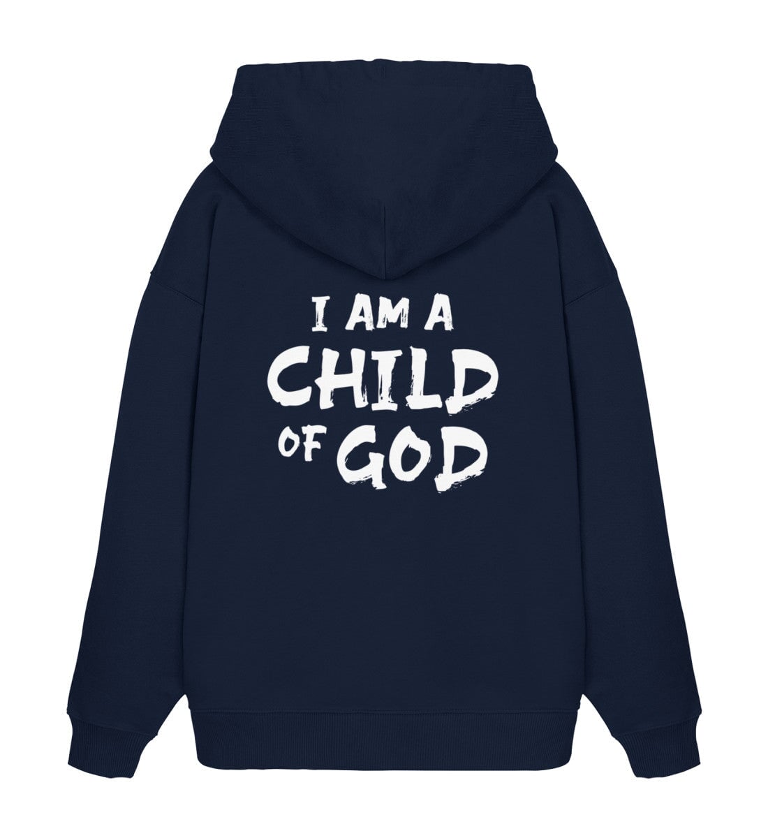 CHILD OF GOD OVERSIZED HOODIE BACKPRINT Slammer Oversize Hoodie 2.0 ST/ST Shirtee Dunkelblau XS 