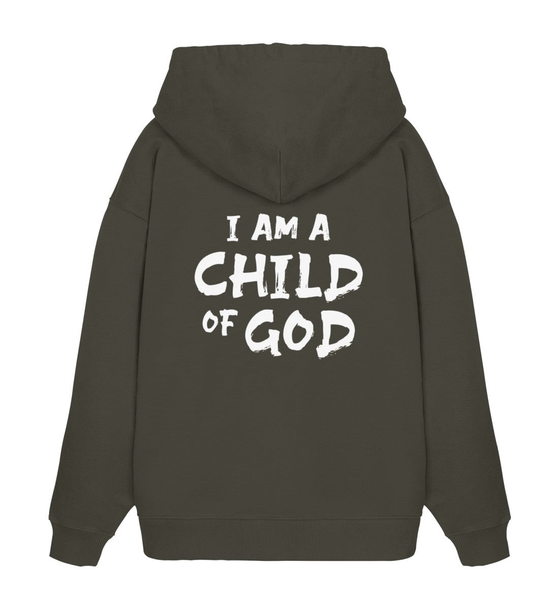 CHILD OF GOD OVERSIZED HOODIE BACKPRINT Slammer Oversize Hoodie 2.0 ST/ST Shirtee Khaki XS 