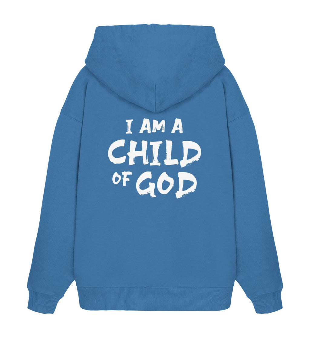 CHILD OF GOD OVERSIZED HOODIE BACKPRINT Slammer Oversize Hoodie 2.0 ST/ST Shirtee Ozeanblau XS 