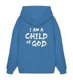CHILD OF GOD OVERSIZED HOODIE BACKPRINT Slammer Oversize Hoodie 2.0 ST/ST Shirtee Ozeanblau XS 