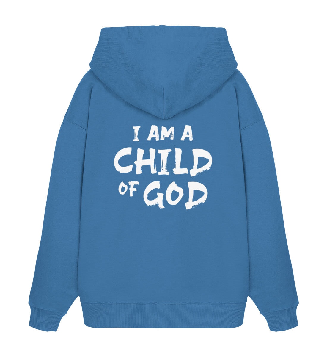 CHILD OF GOD OVERSIZED HOODIE BACKPRINT Slammer Oversize Hoodie 2.0 ST/ST Shirtee Ozeanblau XS 