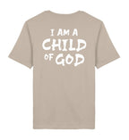 CHILD OF GOD STREETWEAR SHIRT BACKPRINT Creator T-Shirt 2.0 ST/ST Shirtee Wüstensand XS 