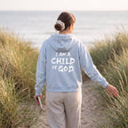 CHILD OF GOD STREETWEAR ZIPPER BACKPRINT Fluffy Boxcut Zipper Shirtee 