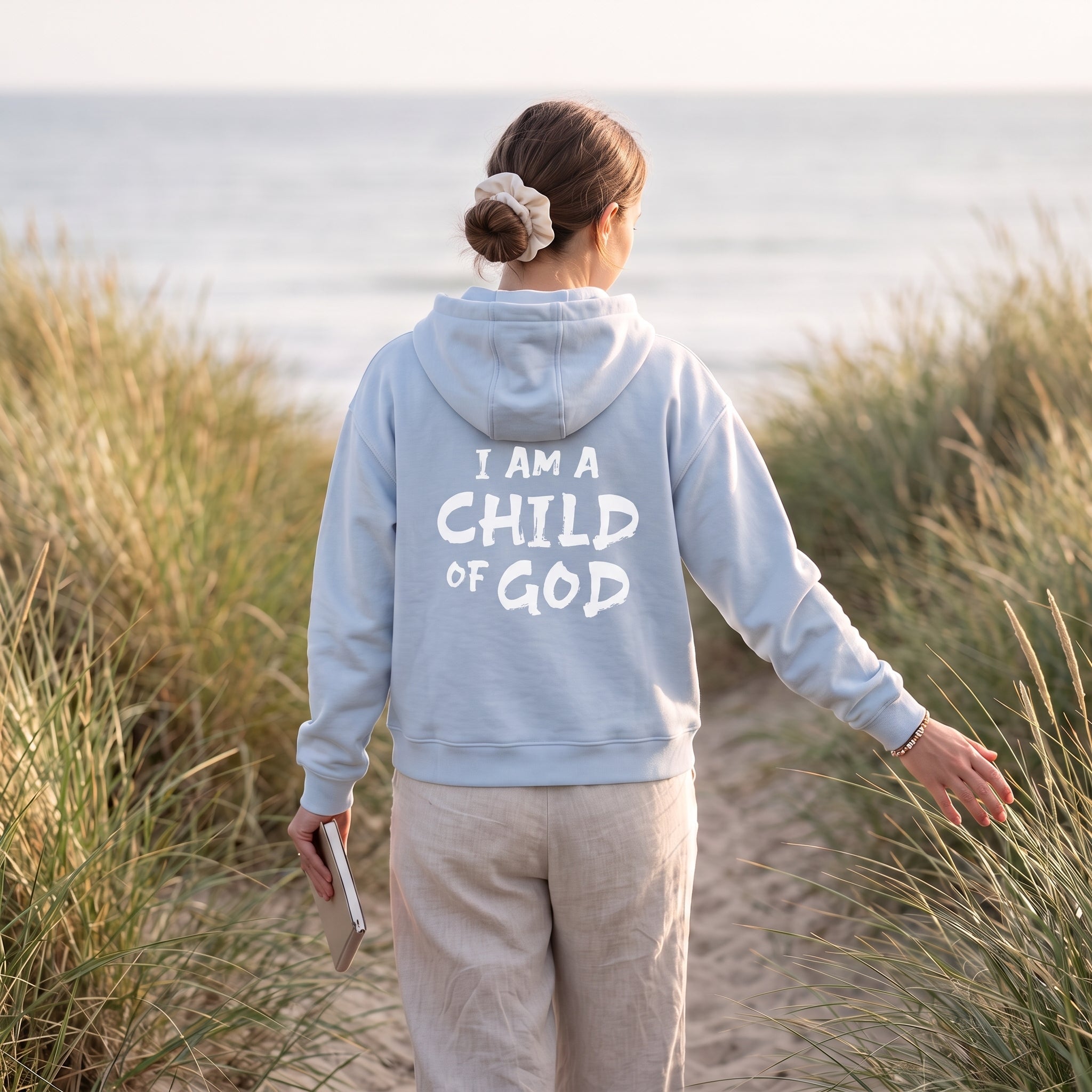 CHILD OF GOD STREETWEAR ZIPPER BACKPRINT Fluffy Boxcut Zipper Shirtee 