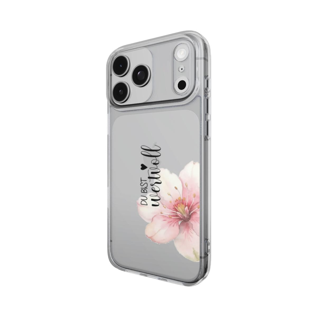 Du bist wertvoll Transparente Handyhülle Tech Accessories Podbase 