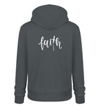 FAITH HOODIE BACKPRINT - Unisex Organic Hoodie 2.0 ST/ST Cruiser Hoodie 2.0 ST/ST Shirtee India Ink Grey XS 