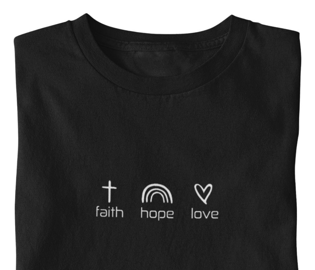 FAITH HOPE LOVE FRAUEN SHIRT Stella Muser Shirt ST/ST Shirtee 