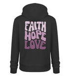 FAITH HOPE LOVE STREETWEAR HOODIE BACKPRINT - Unisex Organic Hoodie 2.0 ST/ST Cruiser Hoodie 2.0 ST/ST Shirtee Black XS 
