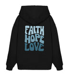 FAITH HOPE LOVE STREETWEAR OVERSIZED HOODIE BACKPRINT BLAU Slammer Oversize Hoodie 2.0 ST/ST Shirtee Schwarz XS 
