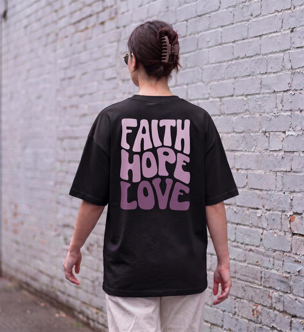 FAITH HOPE LOVE STREETWEAR OVERSIZED SHIRT BACKPRINT Blaster Oversized Shirt 2.0 ST/ST Shirtee 