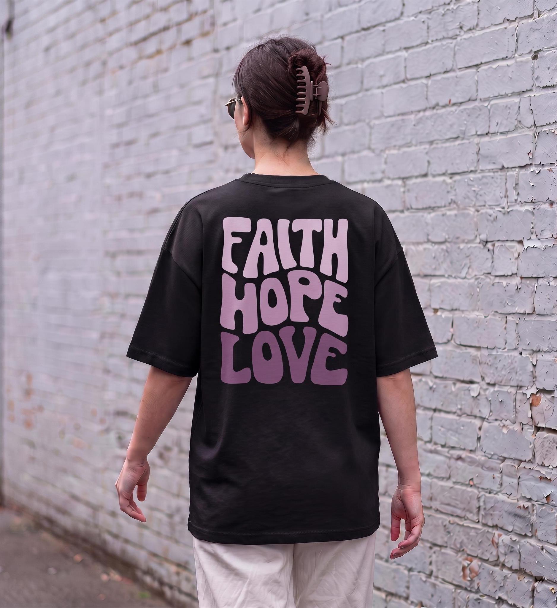 FAITH HOPE LOVE STREETWEAR OVERSIZED SHIRT BACKPRINT Blaster Oversized Shirt 2.0 ST/ST Shirtee 