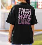 FAITH HOPE LOVE STREETWEAR OVERSIZED SHIRT BACKPRINT Blaster Oversized Shirt ST/ST Shirtee 