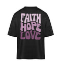 FAITH HOPE LOVE STREETWEAR OVERSIZED SHIRT BACKPRINT Blaster Oversized Shirt ST/ST Shirtee Black XS 