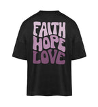 FAITH HOPE LOVE STREETWEAR OVERSIZED SHIRT BACKPRINT Blaster Oversized Shirt ST/ST Shirtee Black XS 