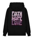 FAITH HOPE LOVE STREETWEAR ZIPPER BACKPRINT Connector Zipper 2.0 ST/ST Shirtee Schwarz XS 