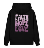 FAITH HOPE LOVE STREETWEAR ZIPPER BACKPRINT Connector Zipper 2.0 ST/ST Shirtee Schwarz XS 