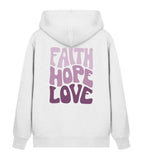 FAITH HOPE LOVE STREETWEAR ZIPPER BACKPRINT Connector Zipper 2.0 ST/ST Shirtee Weiß XS 