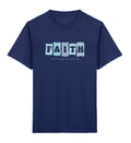 FAITH KINDER SHIRT blau - Kinder Premium Organic T-Shirt 2.0 ST/ST Mini Creator T-Shirt 2.0 ST/ST Shirtee French Navy 3/4 