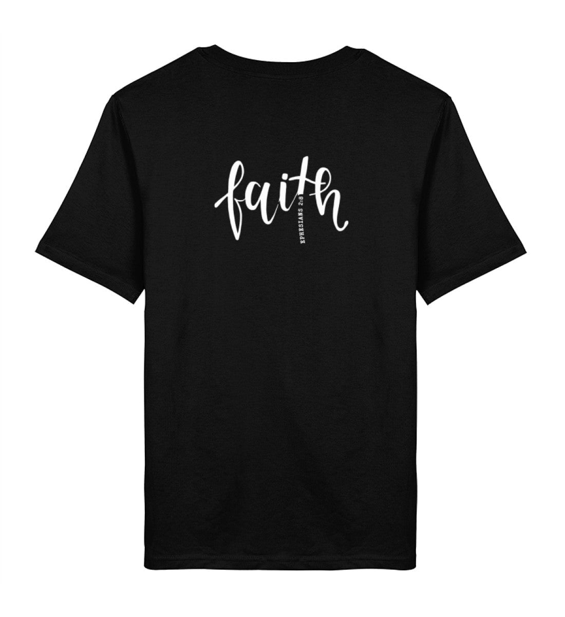 FAITH SHIRT BACKPRINT - Herren Premium Organic Shirt 2.0 ST/ST Creator T-Shirt 2.0 ST/ST Shirtee Black XS 