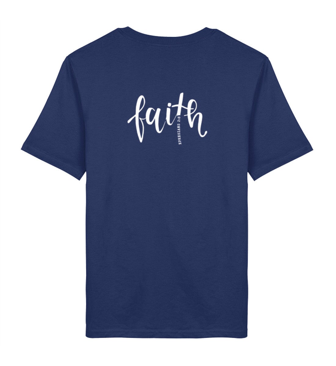 FAITH SHIRT BACKPRINT - Herren Premium Organic Shirt 2.0 ST/ST Creator T-Shirt 2.0 ST/ST Shirtee French Navy XS 
