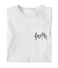 Christliches T-Shirt FAITH in Weiß aus Bio-Baumwolle