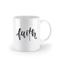 Faith Tasse Kaffee Tasse Shirtee White OneSize 