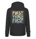 FIRST THINGS FIRST STREETWEAR HOODIE BACKPRINT Cruiser Hoodie 2.0 ST/ST Shirtee Schwarz XS 