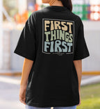 FIRST THINGS FIRST STREETWEAR OVERSIZED SHIRT BACKPRINT Blaster Oversized Shirt ST/ST Shirtee 