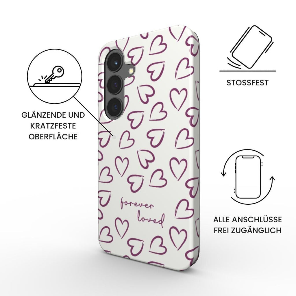 FOREVER LOVED Magnetic Handyhülle in Beere Tech Accessories Podbase 