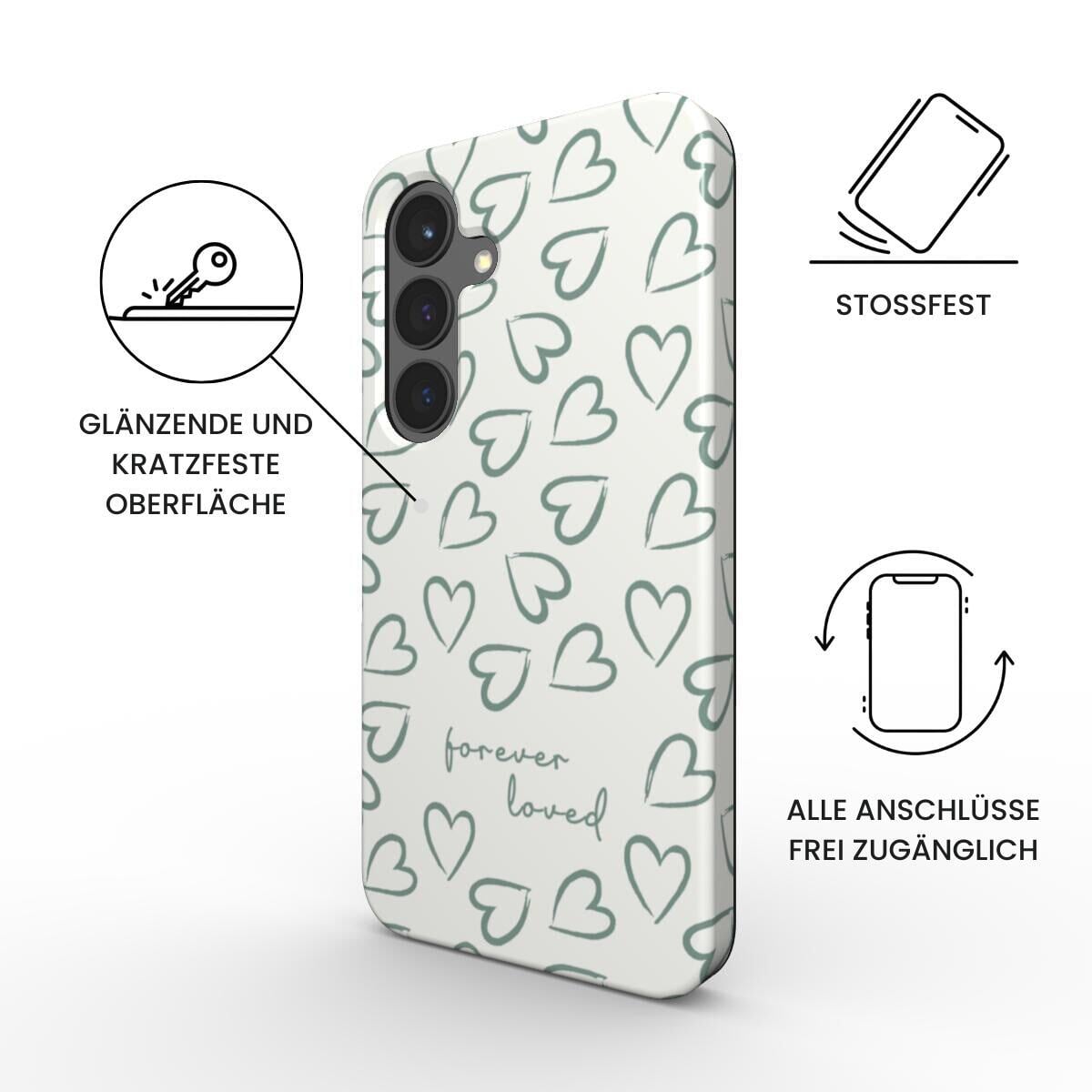 FOREVER LOVED Magnetic Handyhülle in Eukalyptus Tech Accessories Podbase 