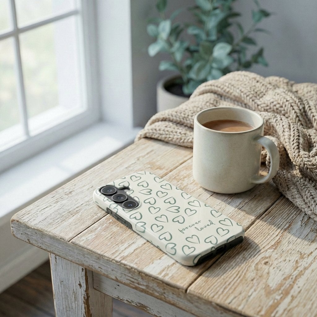 FOREVER LOVED Magnetic Handyhülle in Eukalyptus Tech Accessories Podbase 