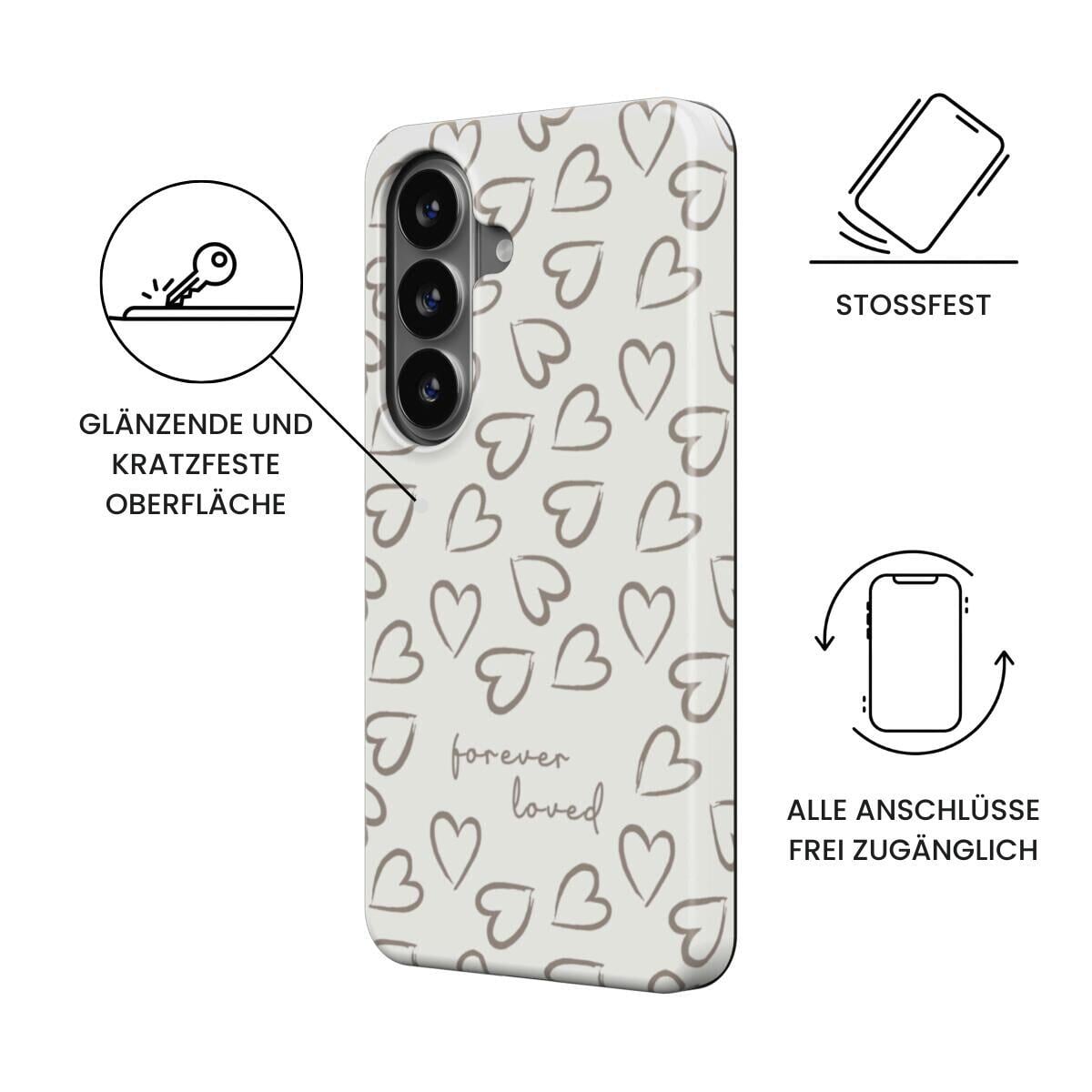 FOREVER LOVED Magnetic Handyhülle in Kaffee Tech Accessories Podbase 