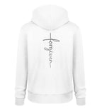 FORGIVEN CROSS HOODIE BACKPRINT - Unisex Organic Hoodie 2.0 ST/ST Cruiser Hoodie 2.0 ST/ST Shirtee White S 