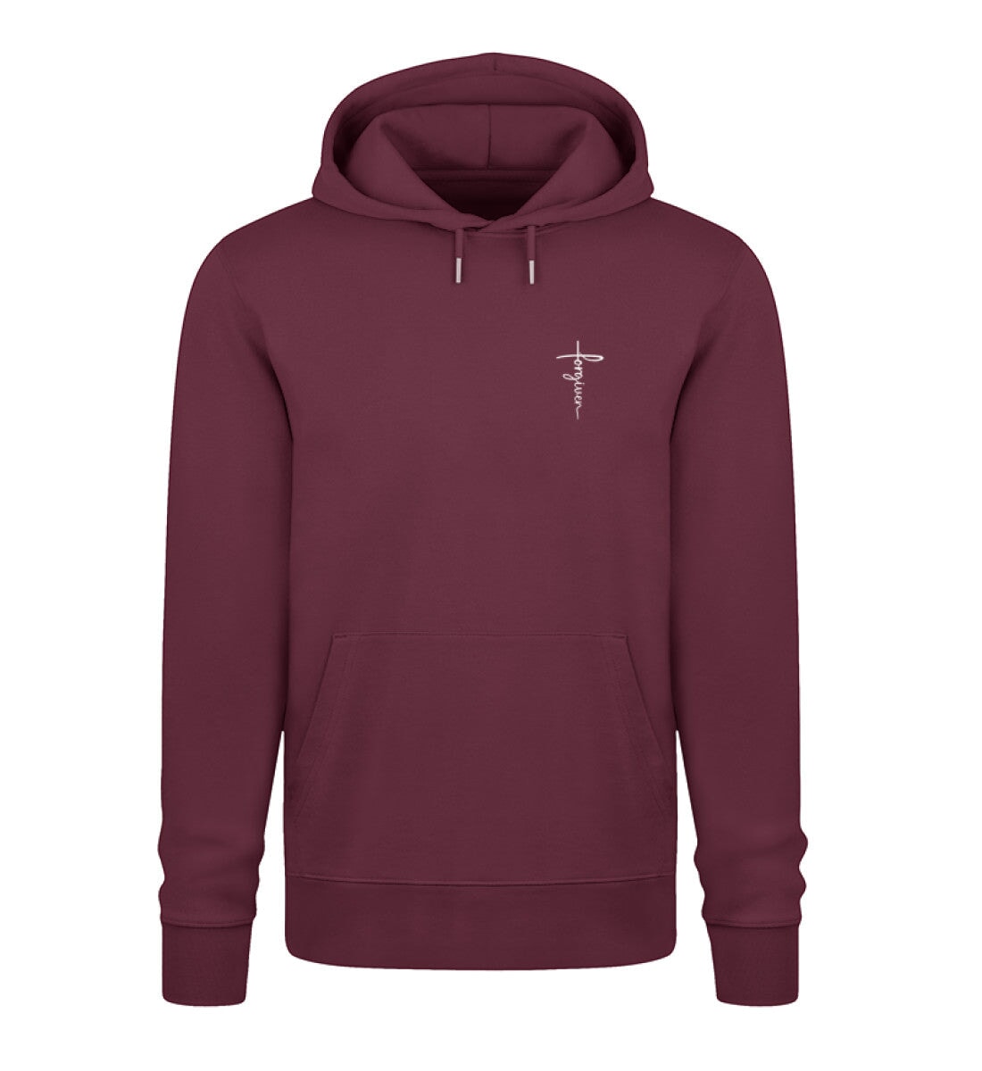 FORGIVEN CROSS HOODIE Cruiser Hoodie 2.0 ST/ST Shirtee Burgund XS 