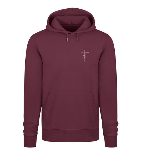 FORGIVEN CROSS HOODIE Cruiser Hoodie 2.0 ST/ST Shirtee Burgund XS 