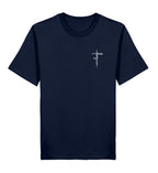 FORGIVEN CROSS SHIRT Creator T-Shirt 2.0 ST/ST Shirtee Dunkelblau XS 