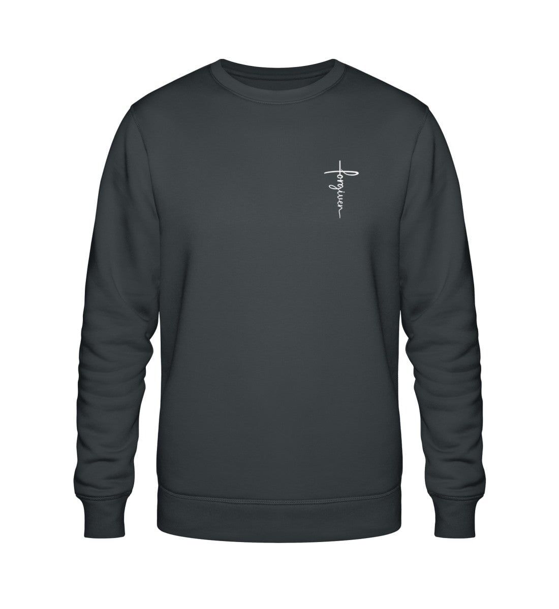 FORGIVEN CROSS SWEATSHIRT Roller Sweatshirt ST/ST Shirtee Anthrazit XS 
