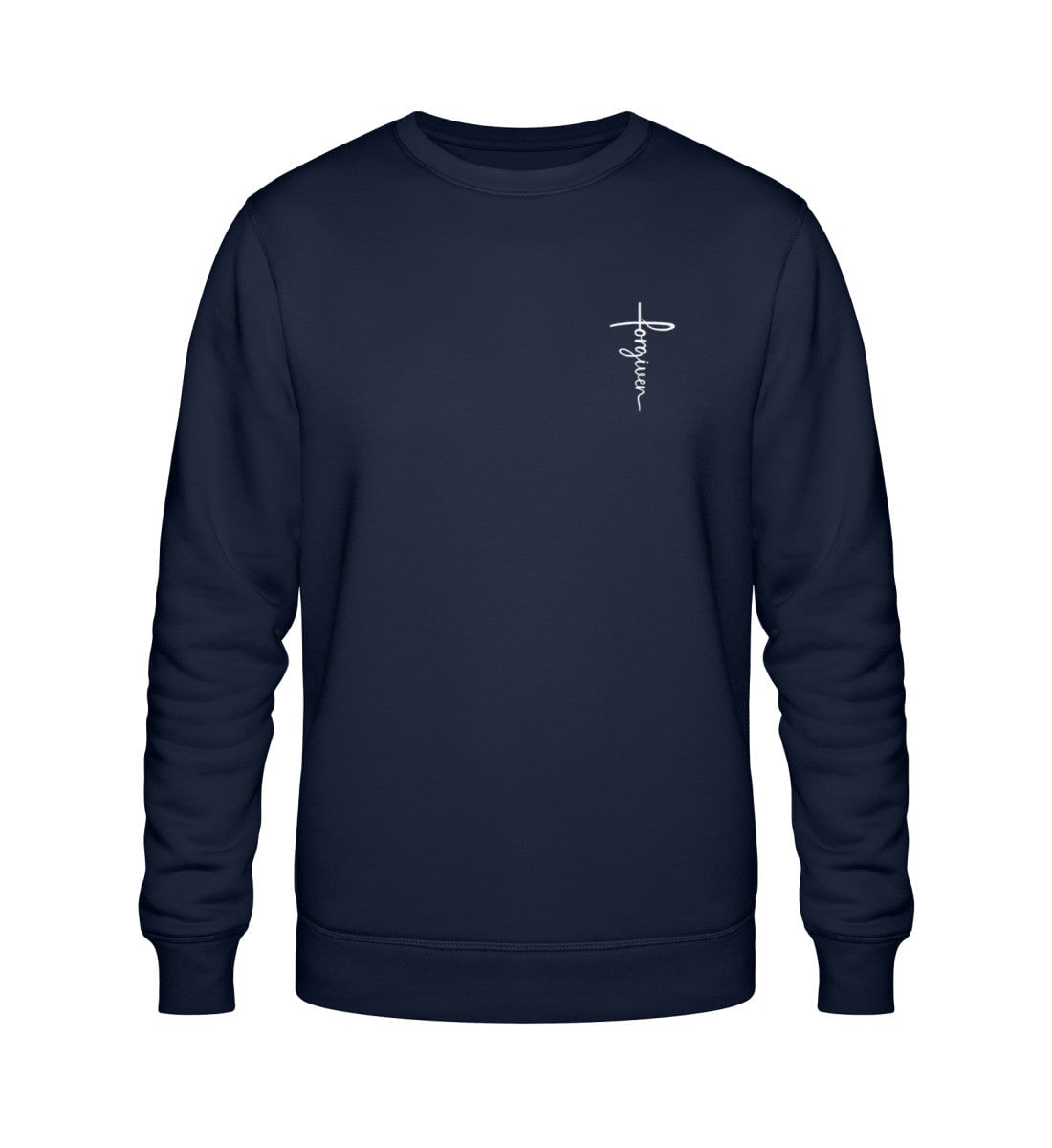 FORGIVEN CROSS SWEATSHIRT Roller Sweatshirt ST/ST Shirtee Dunkelblau XS 