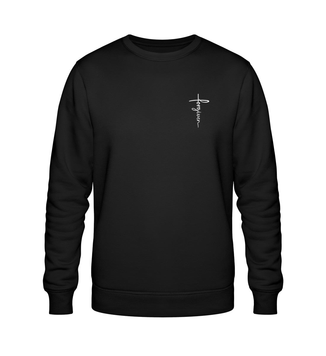 FORGIVEN CROSS SWEATSHIRT Roller Sweatshirt ST/ST Shirtee Schwarz XS 