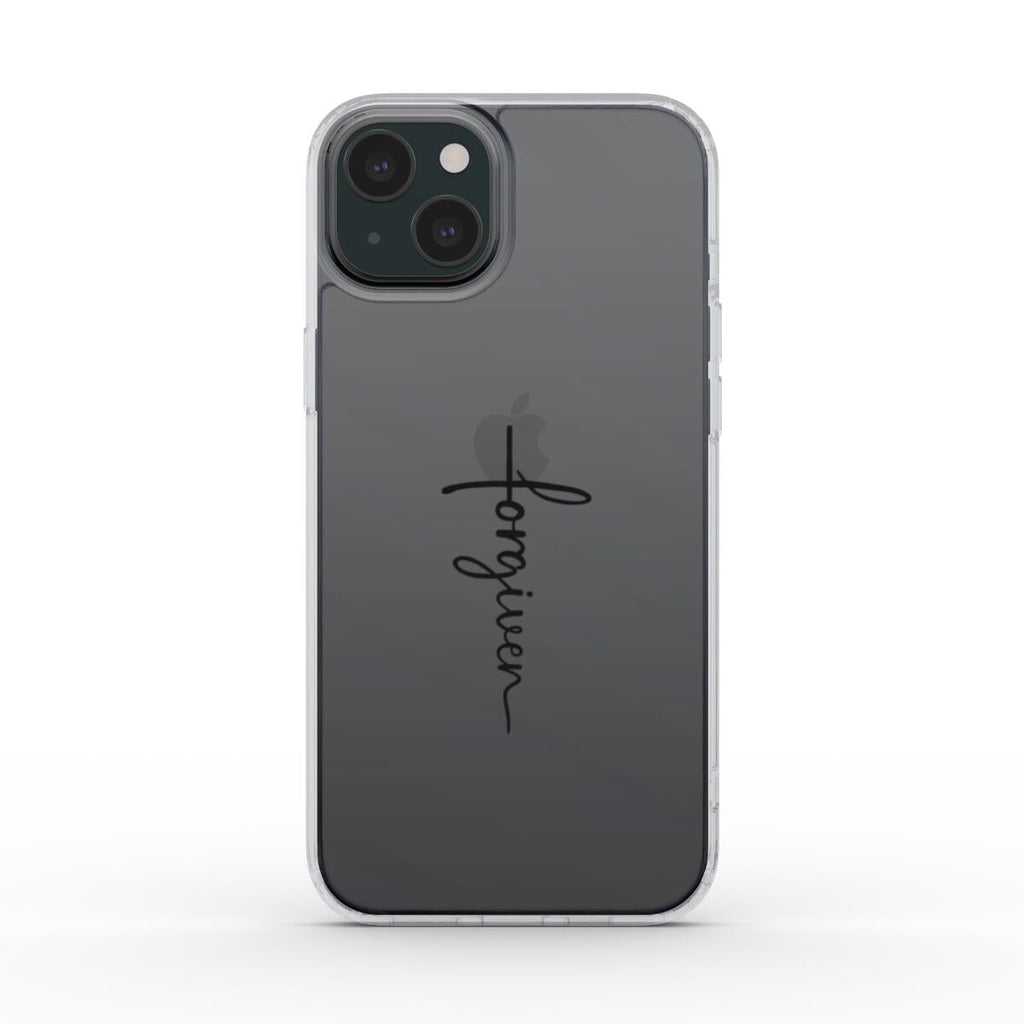Forgiven - transparente Handyhülle schwarzer Druck Tech Accessories Podbase 