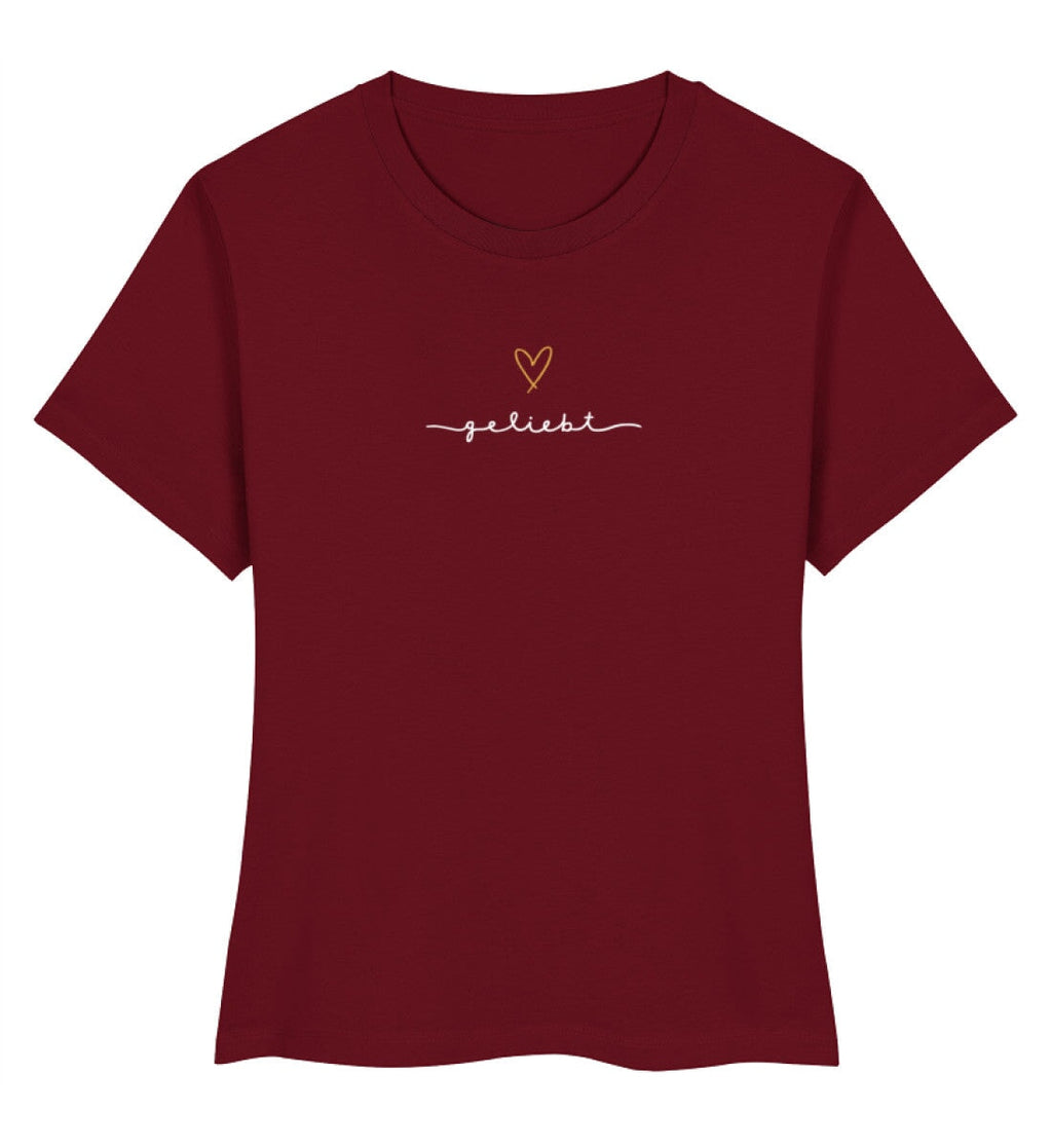 GELIEBT FRAUEN SHIRT Stella Muser Shirt ST/ST Shirtee Burgund XS 