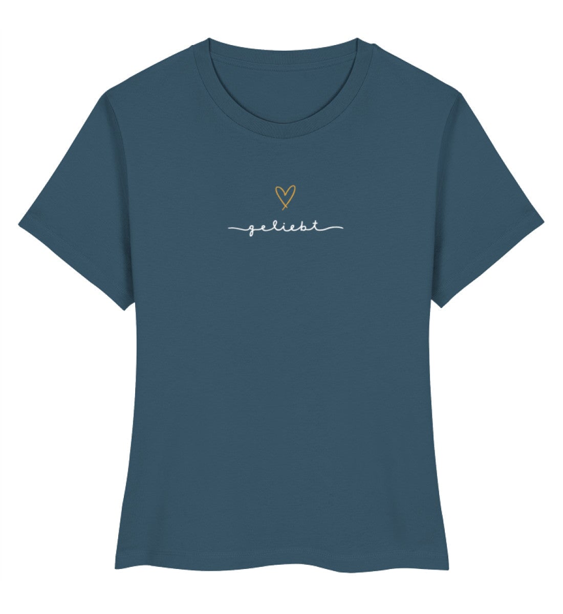 GELIEBT FRAUEN SHIRT Stella Muser Shirt ST/ST Shirtee Schieferblau XS 