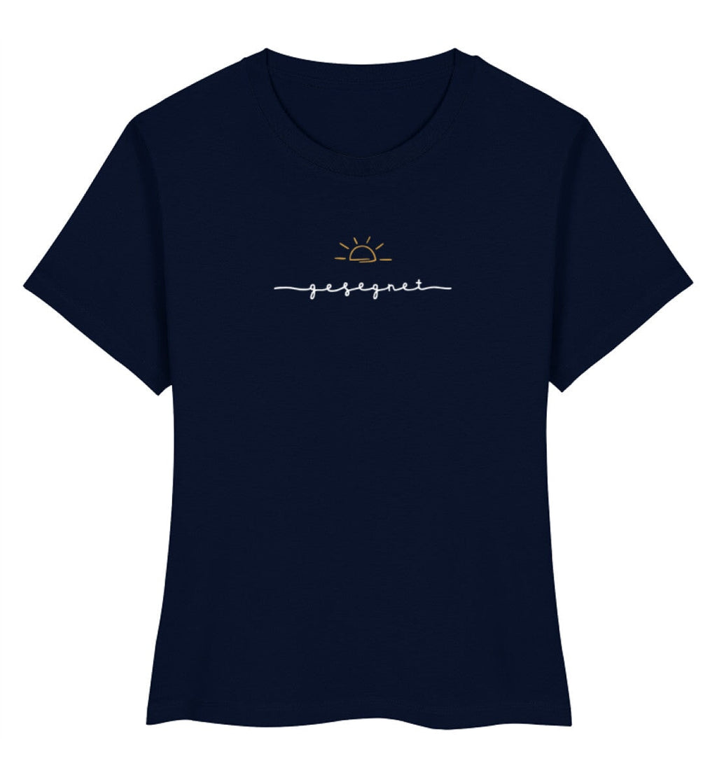 GESEGNET FRAUEN SHIRT Stella Muser Shirt ST/ST Shirtee Dunkelblau XS 