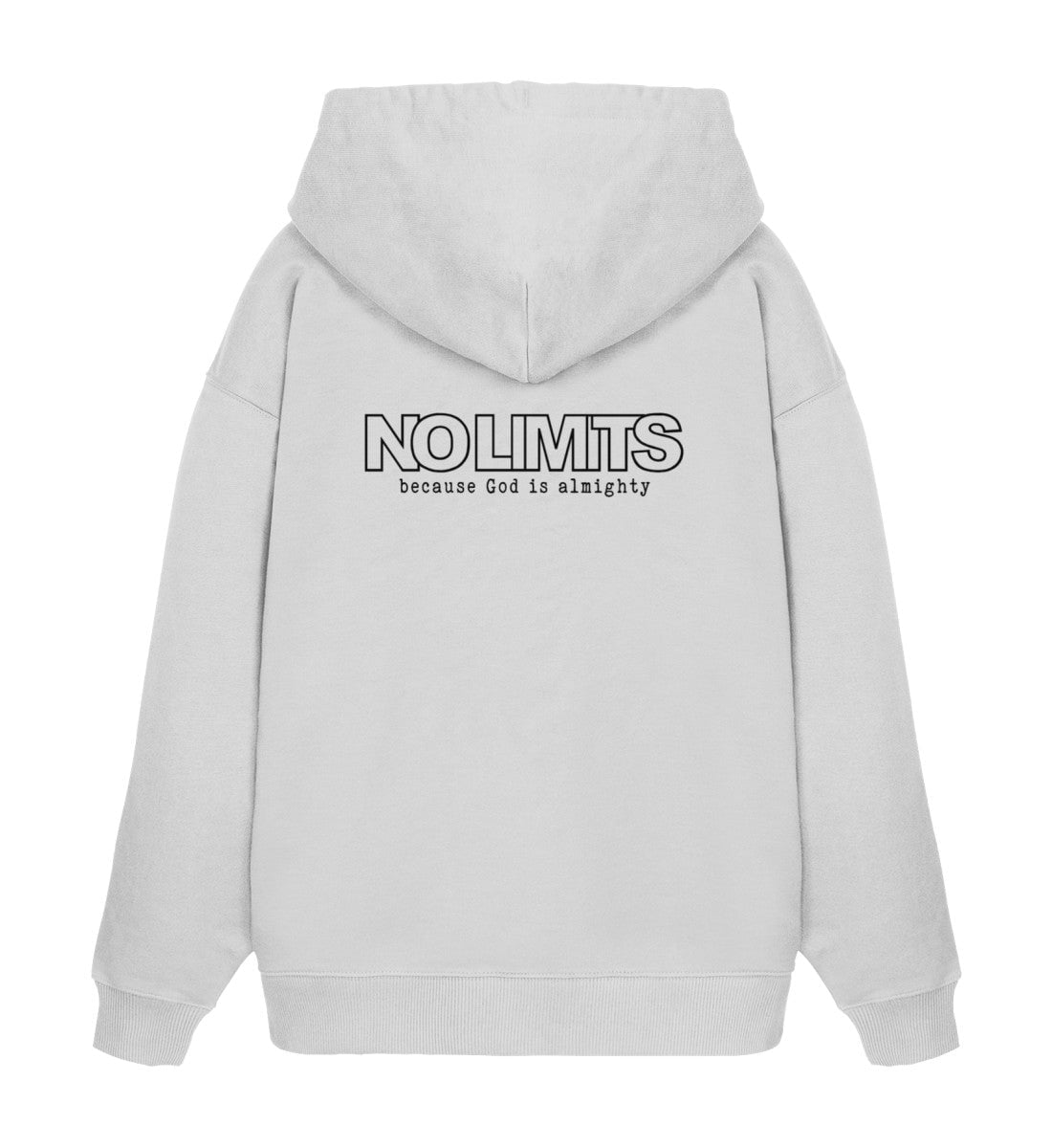 GOD IS ALMIGHTY STREETWEAR OVERSIZED HOODIE BACKPRINT Slammer Oversize Hoodie 2.0 ST/ST Shirtee Grau XS 