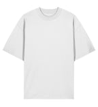 Christliches Oversized Shirt GOD IS ALMIGHTY in Weiß, Vorderansicht, 100% Bio-Baumwolle