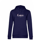 GOD's GRACE FRAUEN HOODIE rosa - Damen Organic Hoodie B&C Damen Organic Hoodie B&C Shirtee Navy XS 