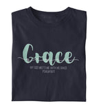 GOD’S GRACE FRAUEN SHIRT GRÜN Stella Muser Shirt ST/ST Shirtee Dunkelblau XS 